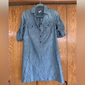 J. Crew Chambray Dress